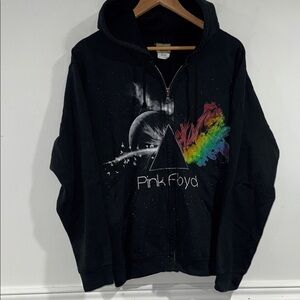 Pink Floyd sweatshirt medium Liquid Blue Black Hoodie dark side of the moon